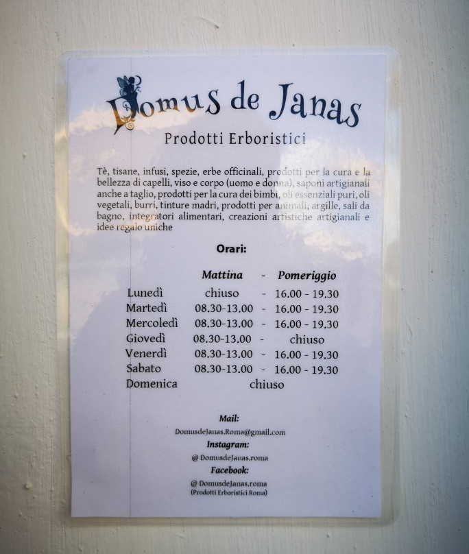 Erboristeria Domus de Janas-Santa Maria delle Mole必去景点