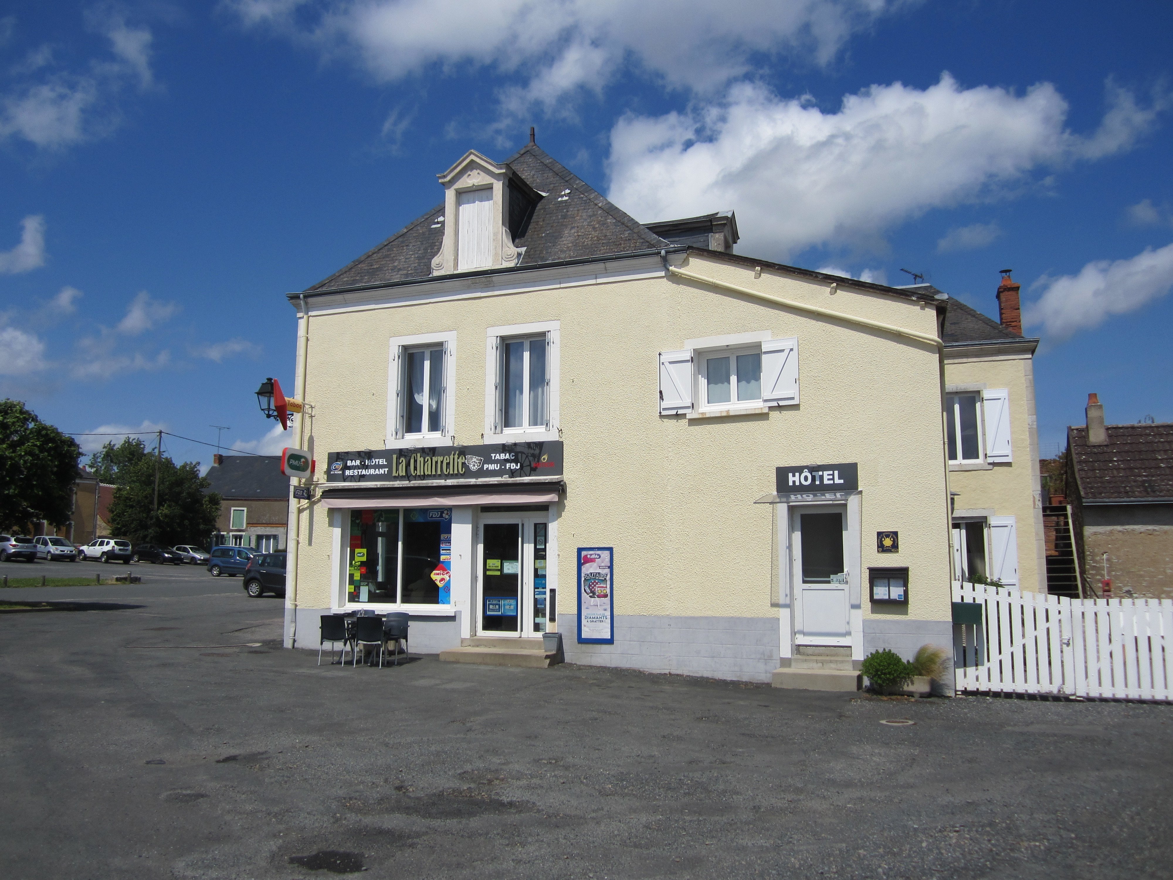 Hôtel Café La Charrette-浴室