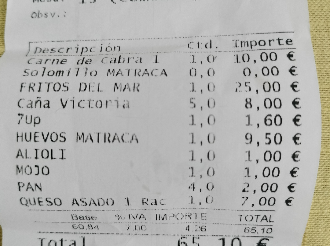 Guachinche El Matraca