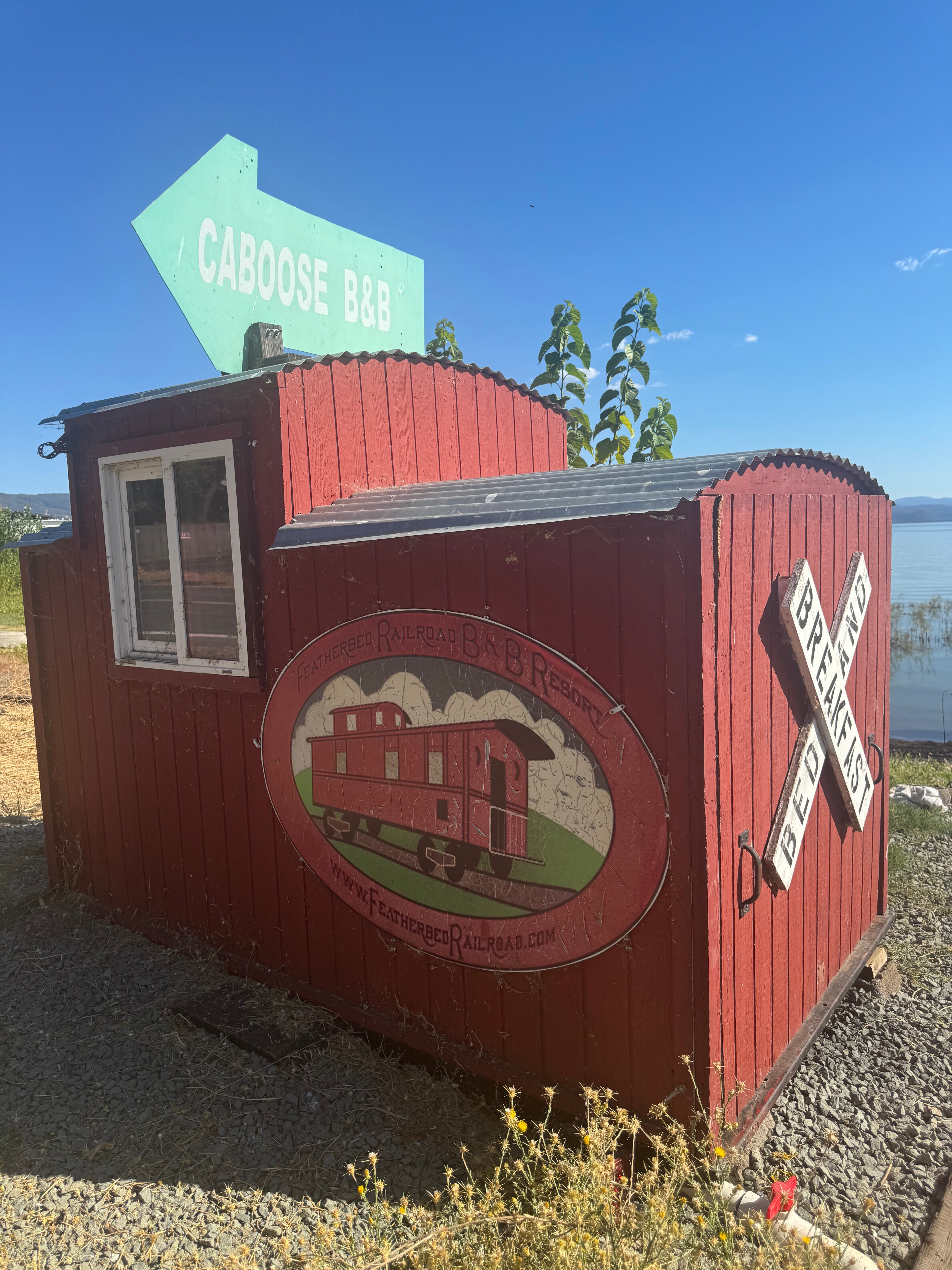 Featherbed Railroad Bed & Breakfast Resort-浴室