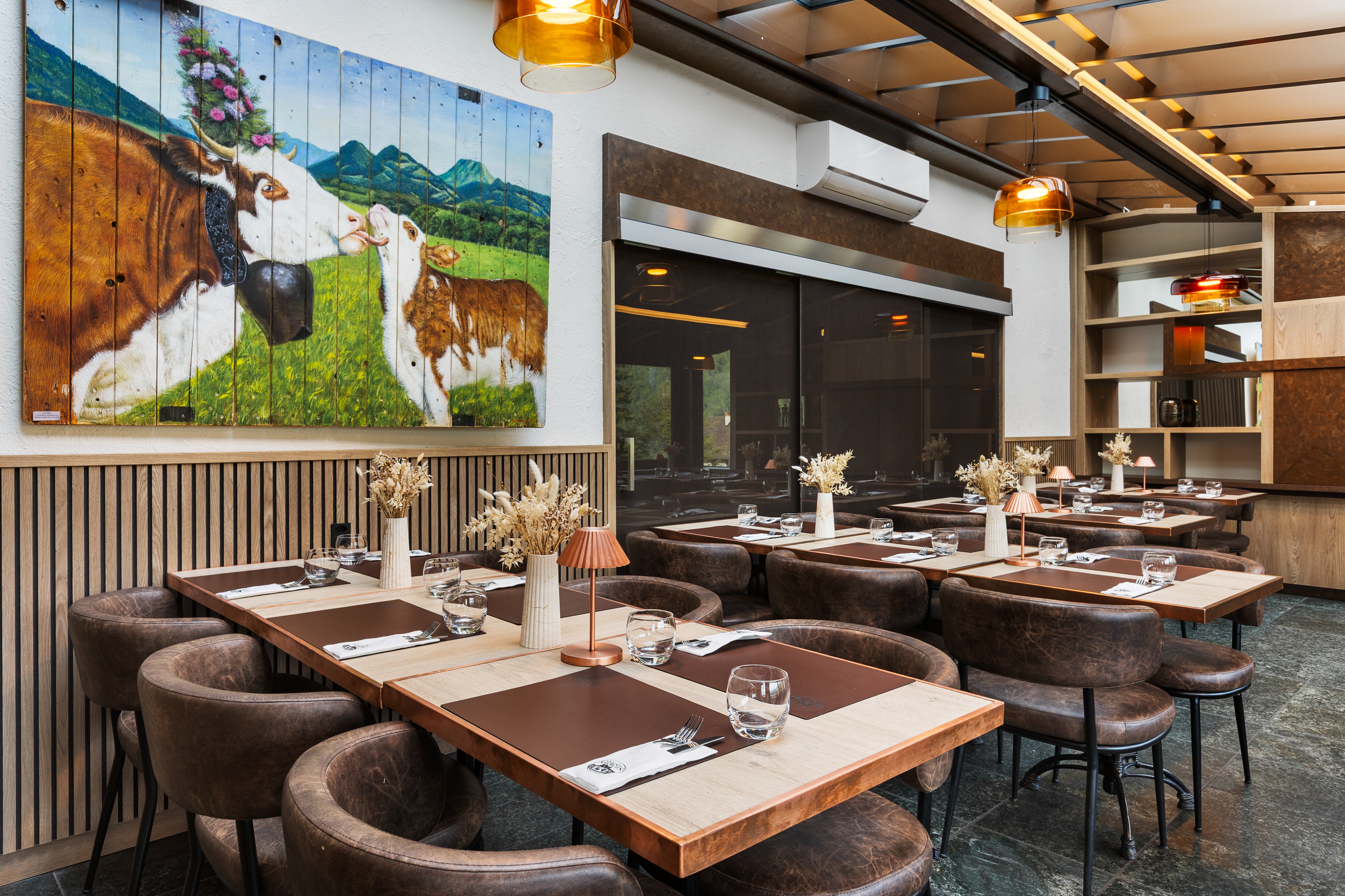 Le Saint Georges - Gruyères, Switzerland-餐饮
