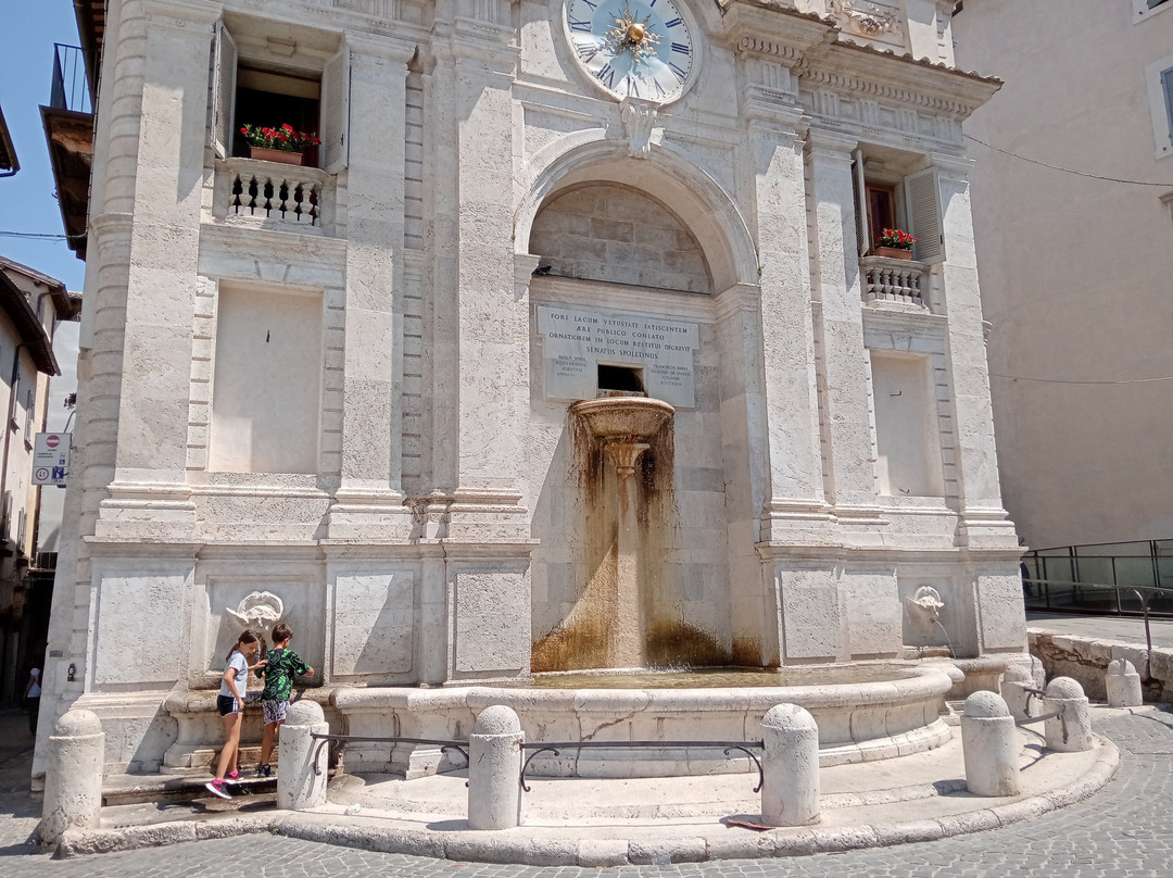 Fontana di Piazza del Mercato-斯波莱托必去景点