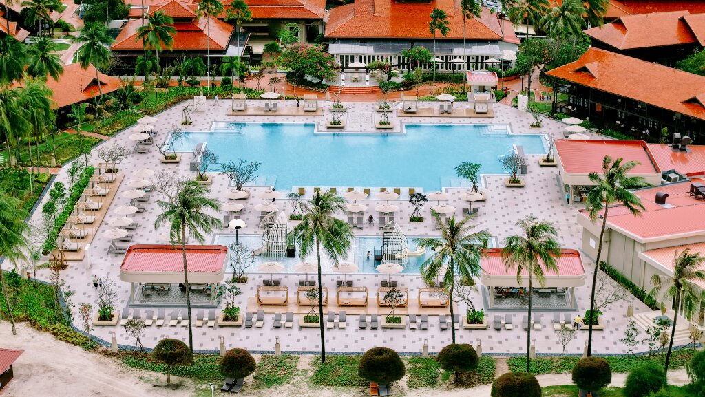 万里达酒店-泳池