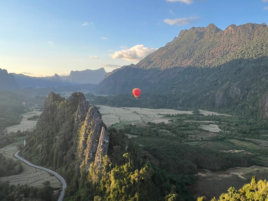 Above Laos Ballooning Adventures-旺阳必去景点