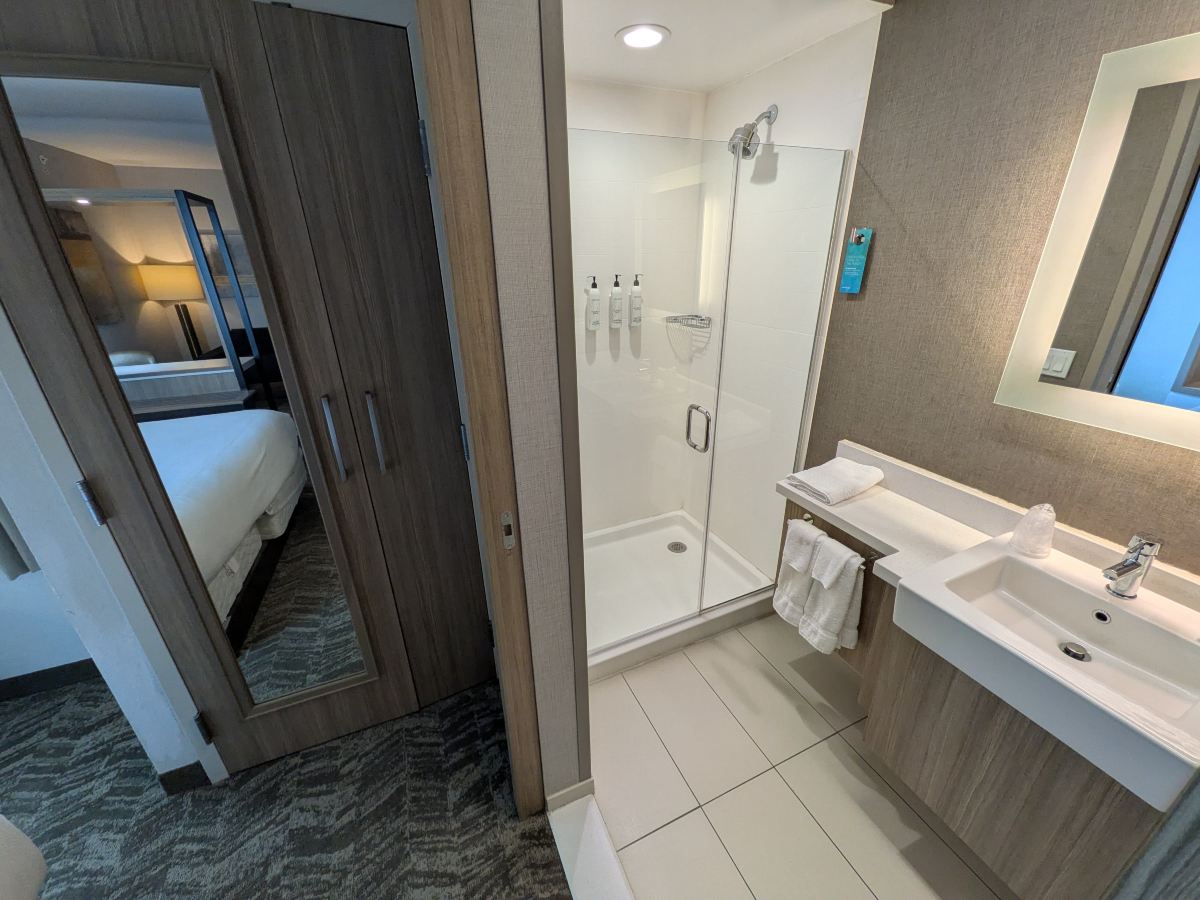 哥伦比亚SpringHill Suites酒店-浴室