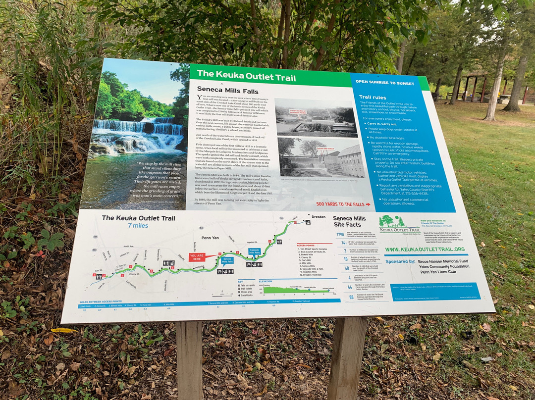 Keuka Lake Outlet Trail-Penn Yan必去景点