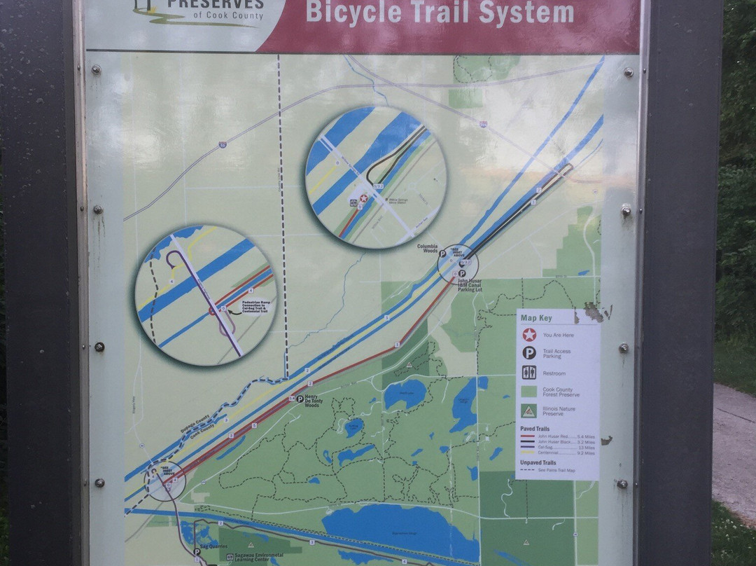 John Husar l&M Canal Trail-Willow Springs必去景点