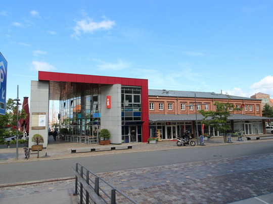 Tourist-Info Hafeninsel-不来梅港必去景点