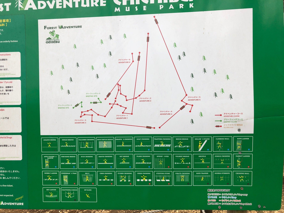 Forest Adventure Chichibu-秩父市必去景点