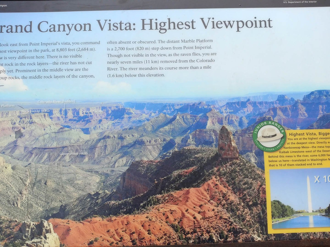 Point Imperial Drive-大峡谷国家公园必去景点