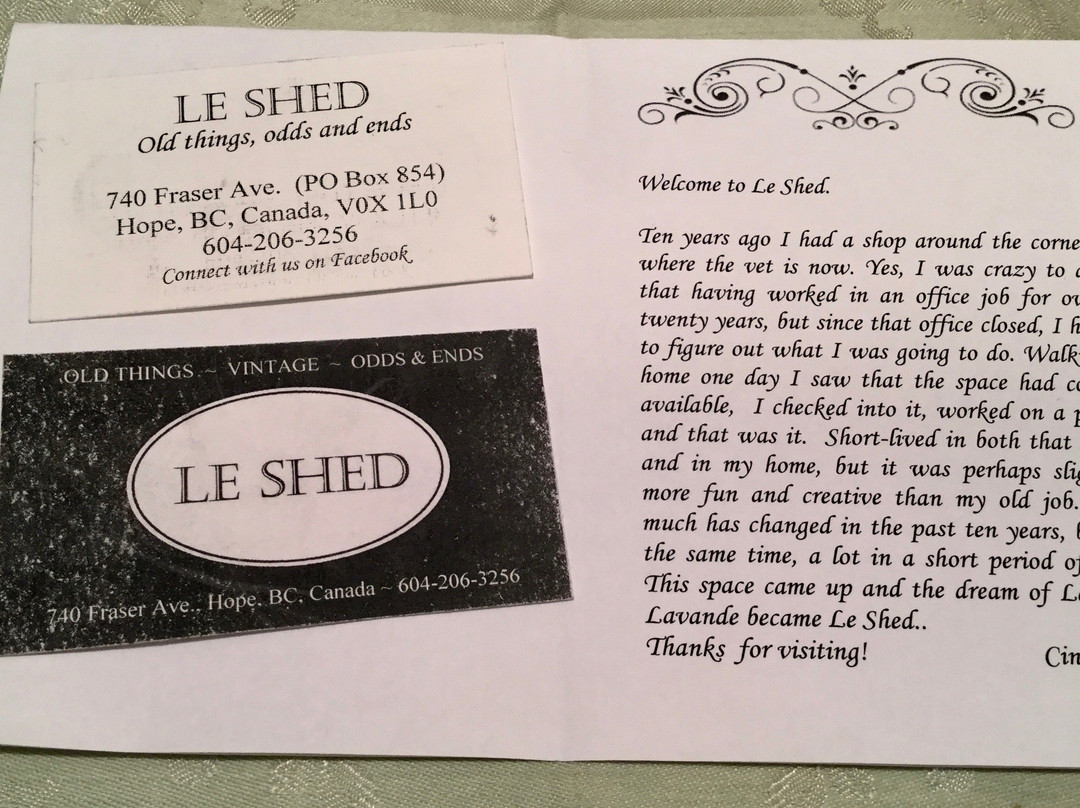 Le Shed-霍普必去景点