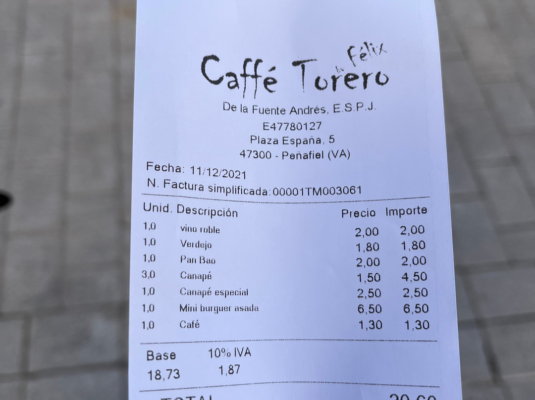Caffé Torero By Felix