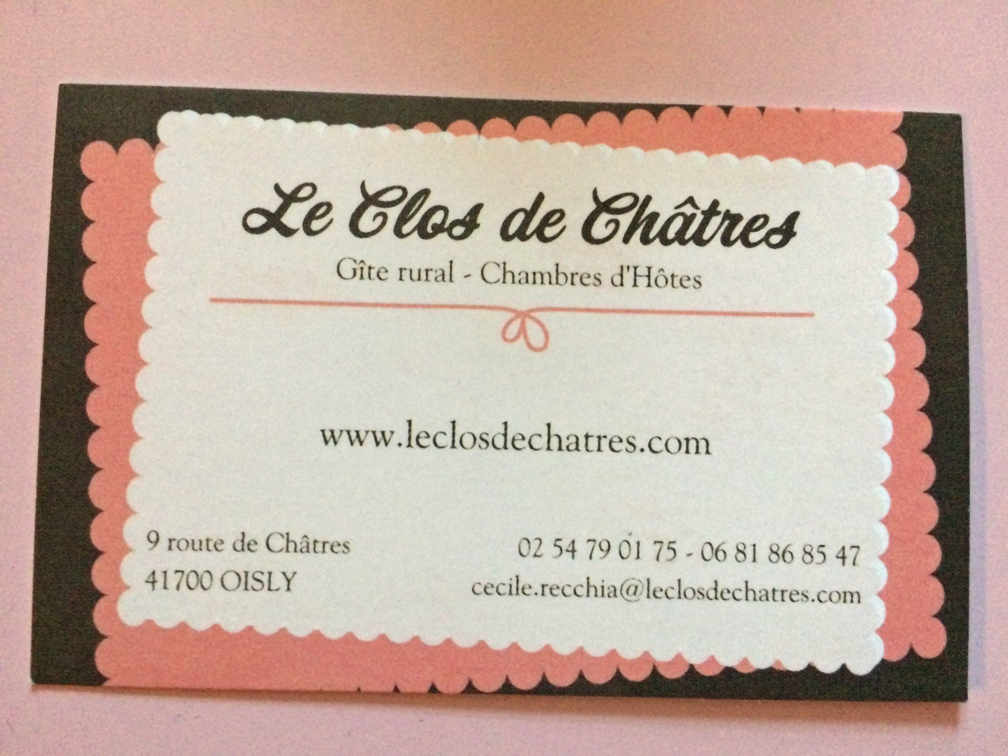 Le clos de Châtres-官方