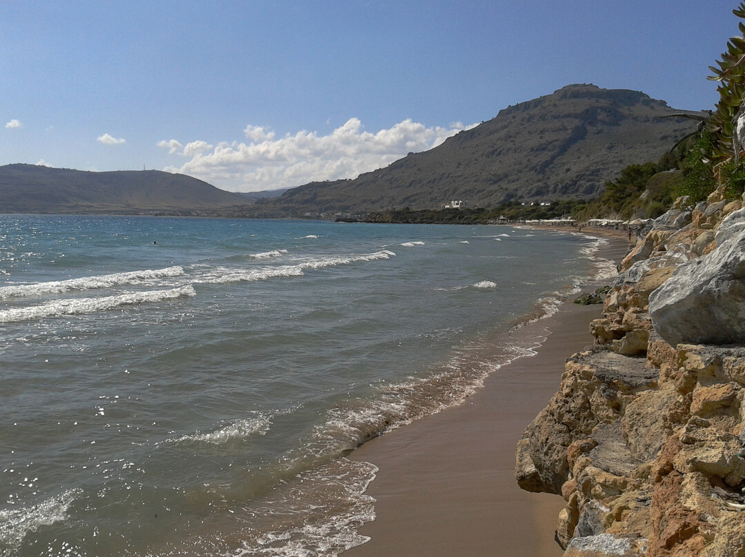 Pefkos Beach-Pefkos必去景点