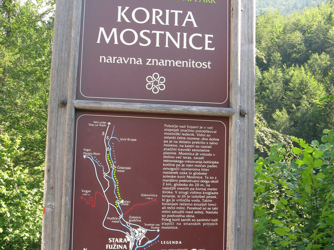 Mostnica Gorge景点图片