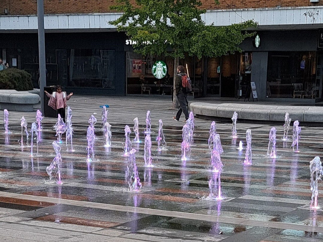Queen's Square Fountain-克劳利必去景点