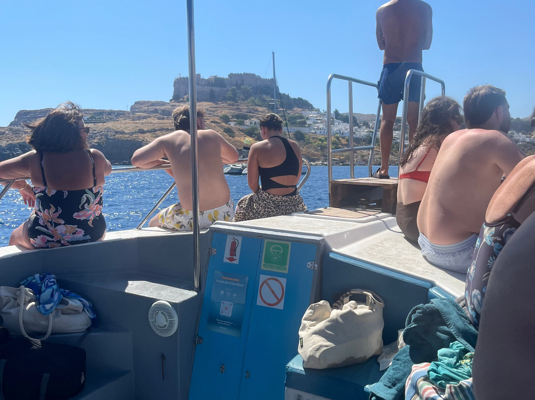 Glass Bottom Boat Trip-Pefkos必去景点