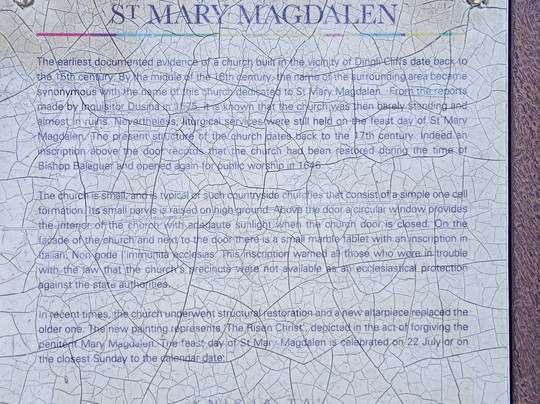 St. Mary Magdalene Chapel-Dingli必去景点