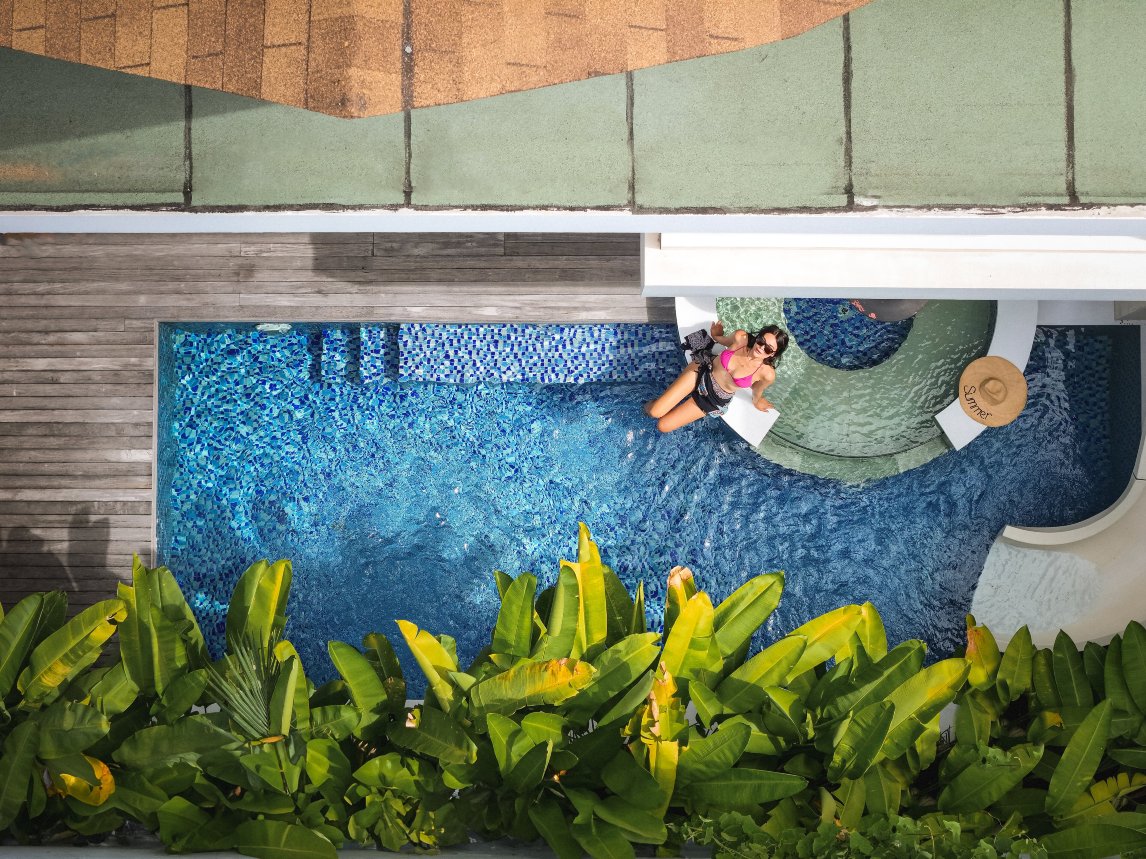 Eight Palms Villa Seminyak by Ini VIE Hospitality-泳池