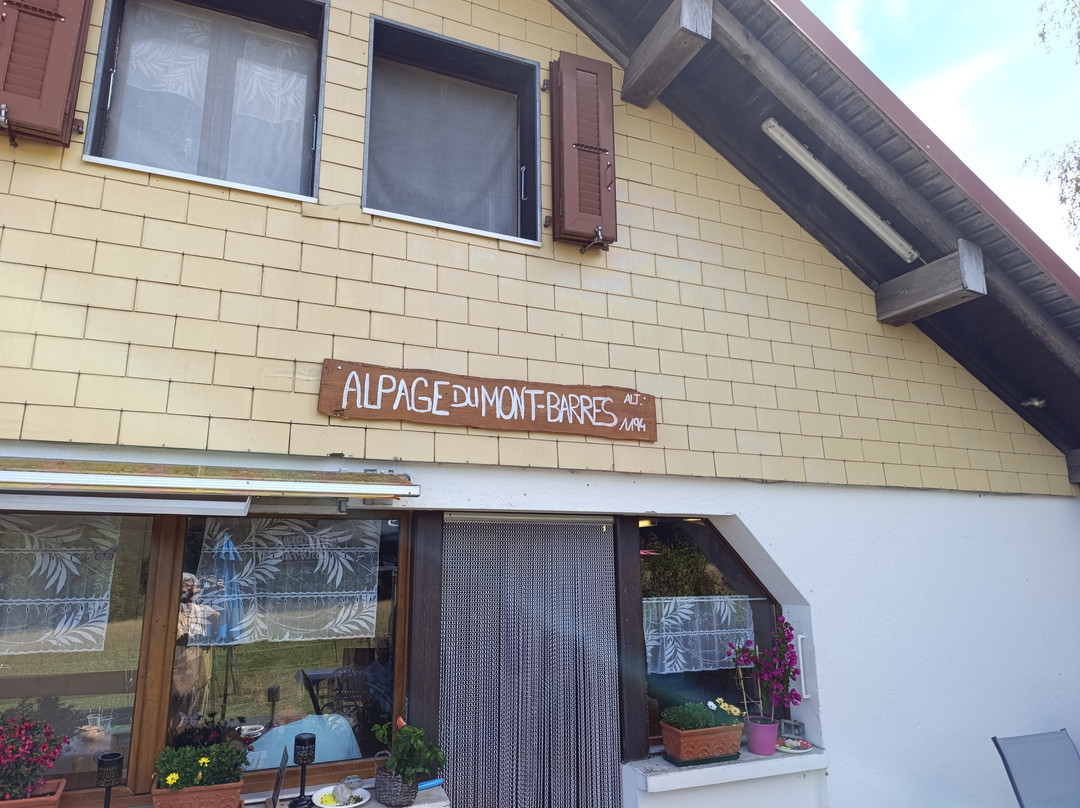Buvette d'alpage du Mont-Barres