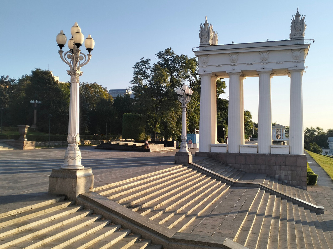 Central embankment of Volgograd-伏尔加格勒必去景点