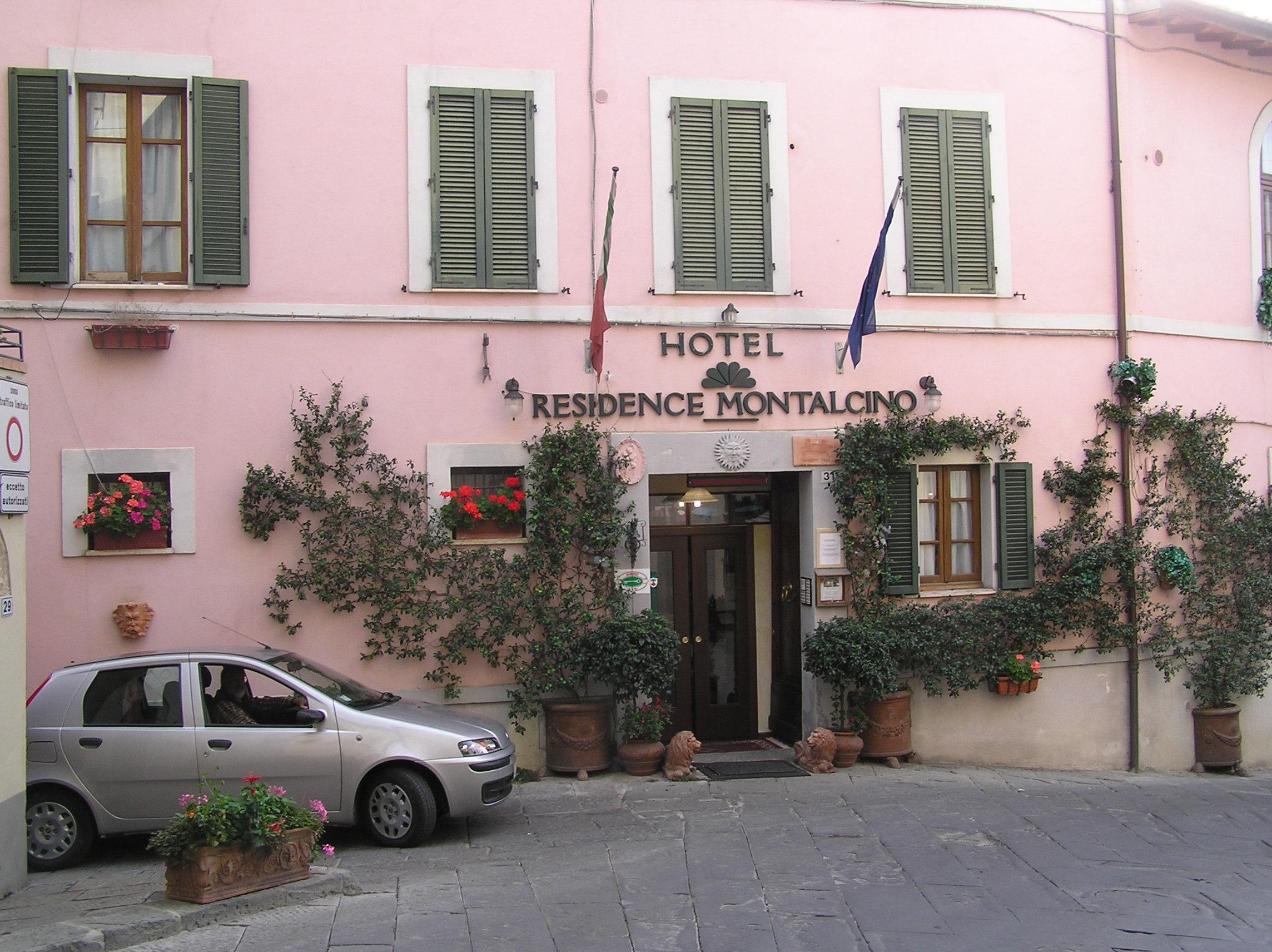 Hotel Residence Montalcino-浴室