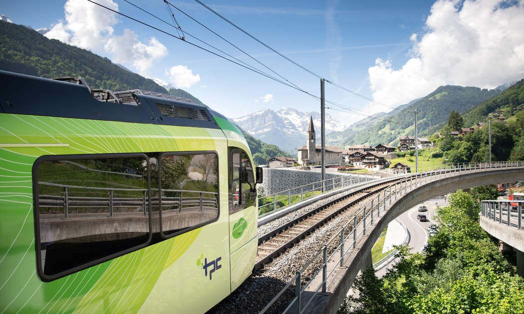 Train AOMC Aigle-Ollon-Monthey-Champéry