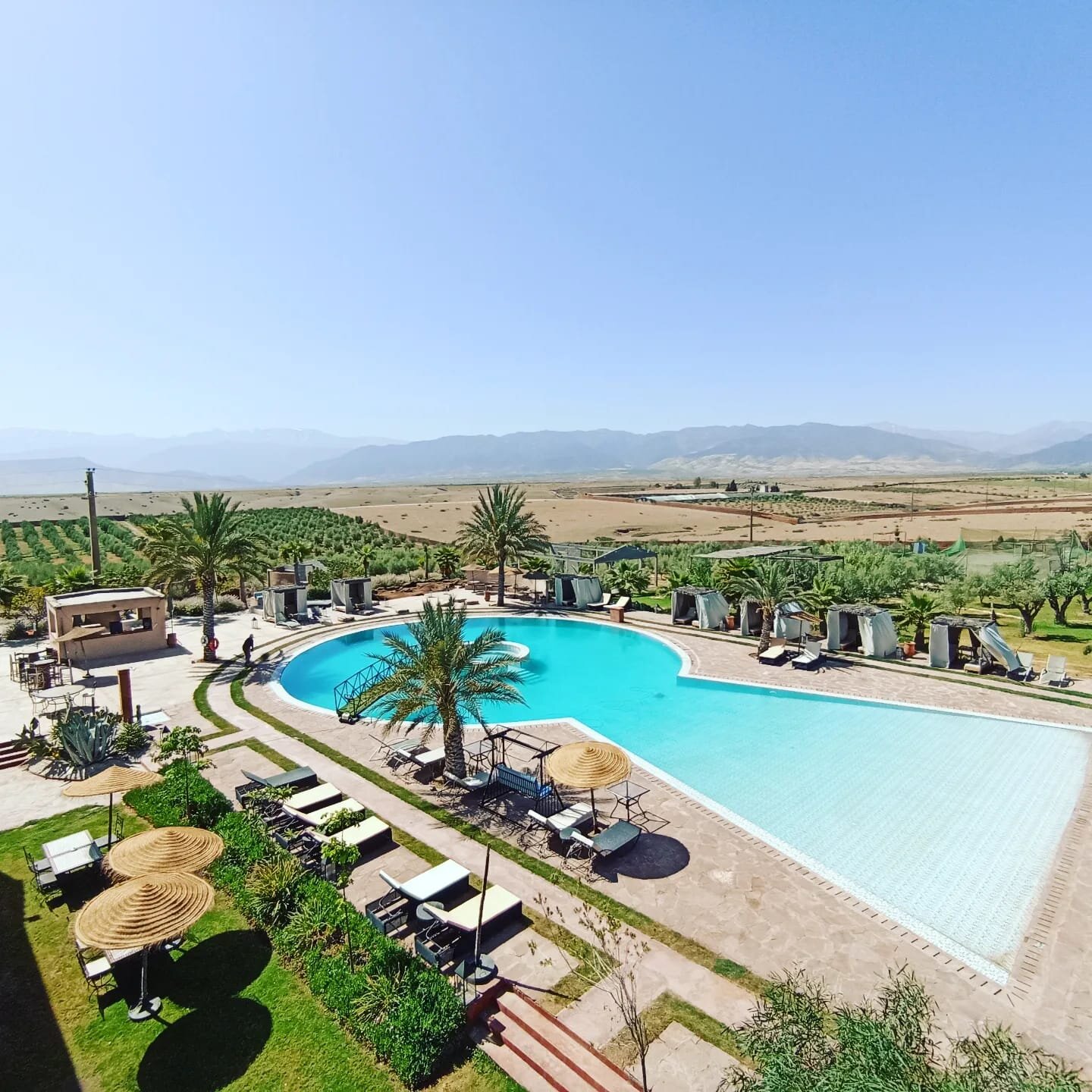 Les Jardins d Amizmiz-泳池