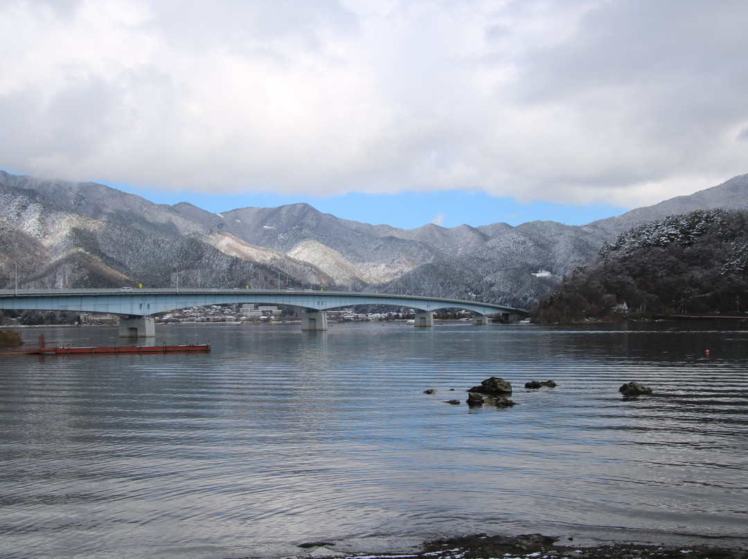 Lake Kawaguchi Ohashi Bridge景点图片