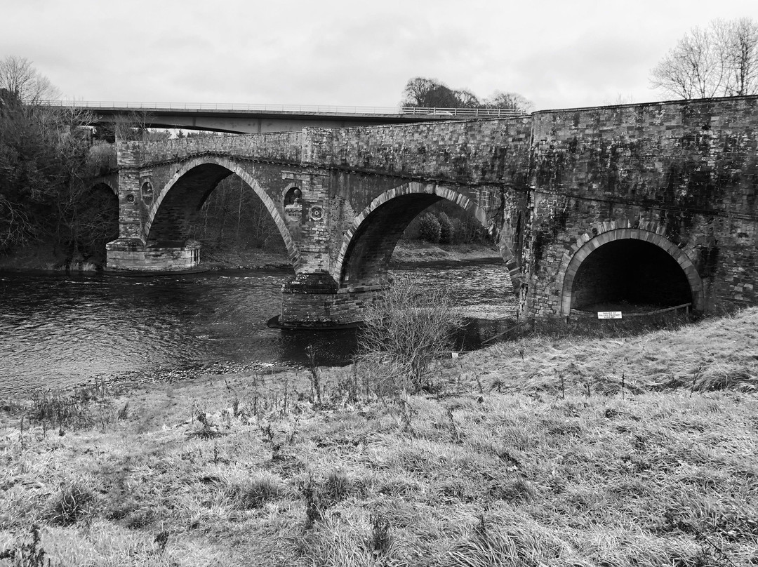 The Leaderfoot Viaduct, also known as the Drygrange Viaduct景点图片