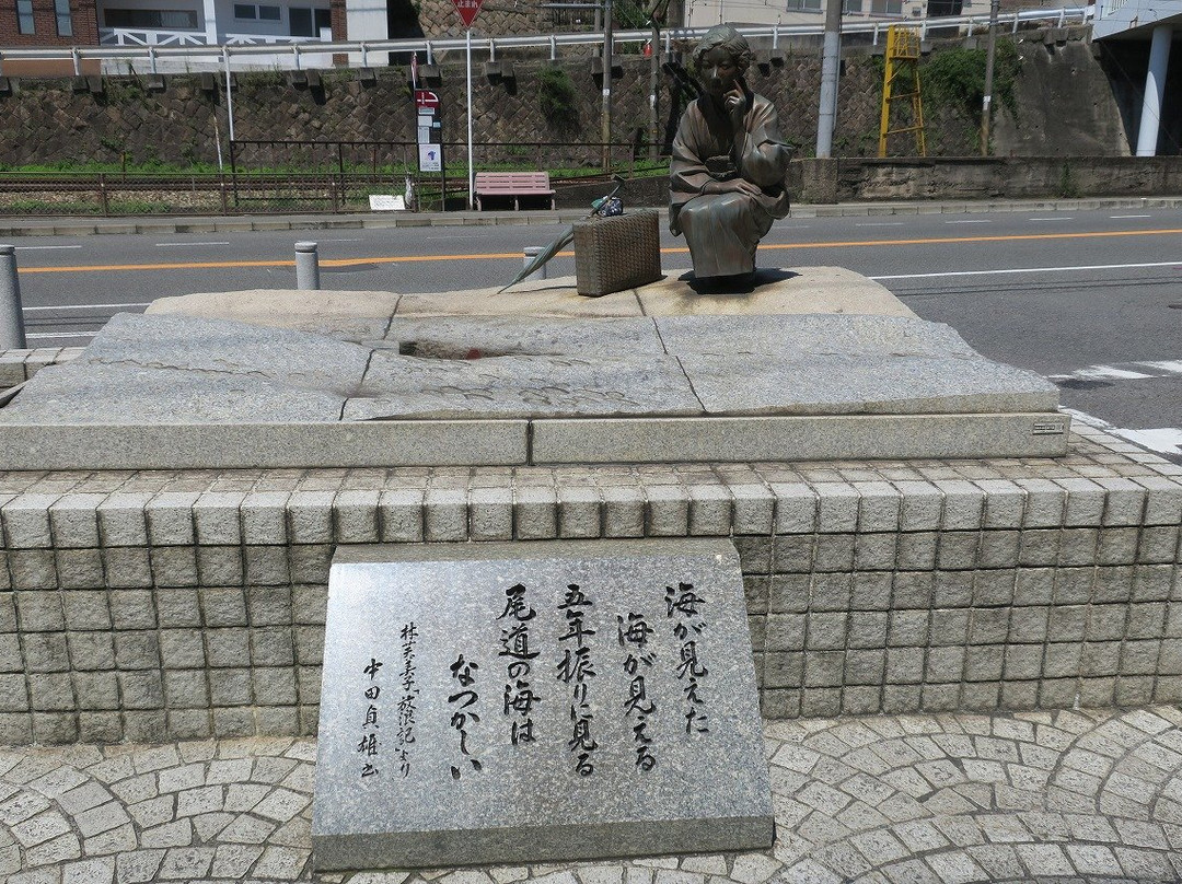 Statue of Hayashi Fumiko-尾道市必去景点