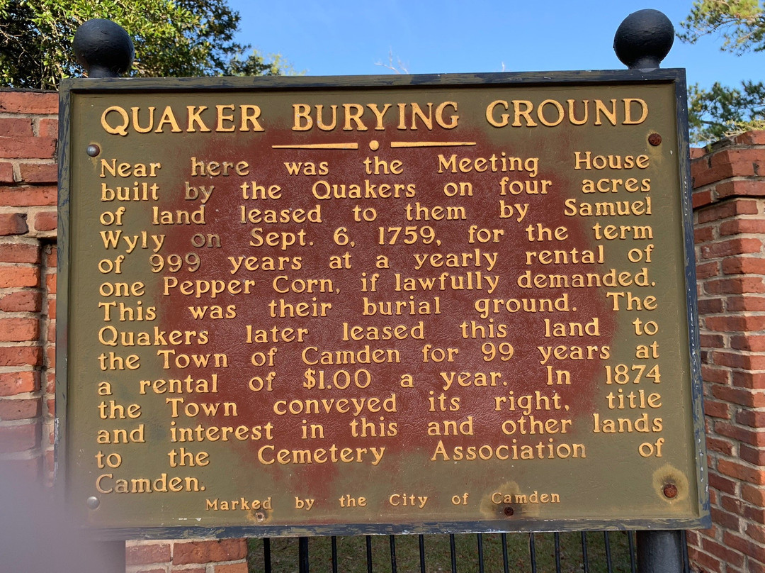 Quaker Cemetery-Camden必去景点
