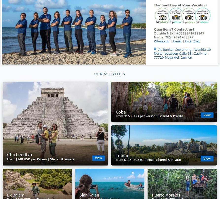 Kay Tours Mexico-普拉亚德尔卡曼必去景点