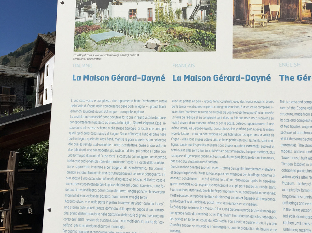 Maison de Cogne Gerard-Dayne景点图片