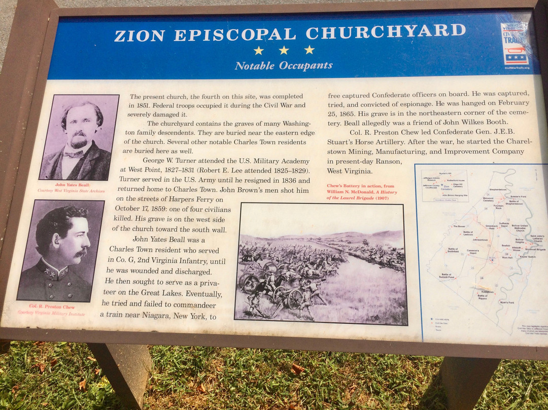 Zion Episcopal Church Cemetery-Charles Town必去景点