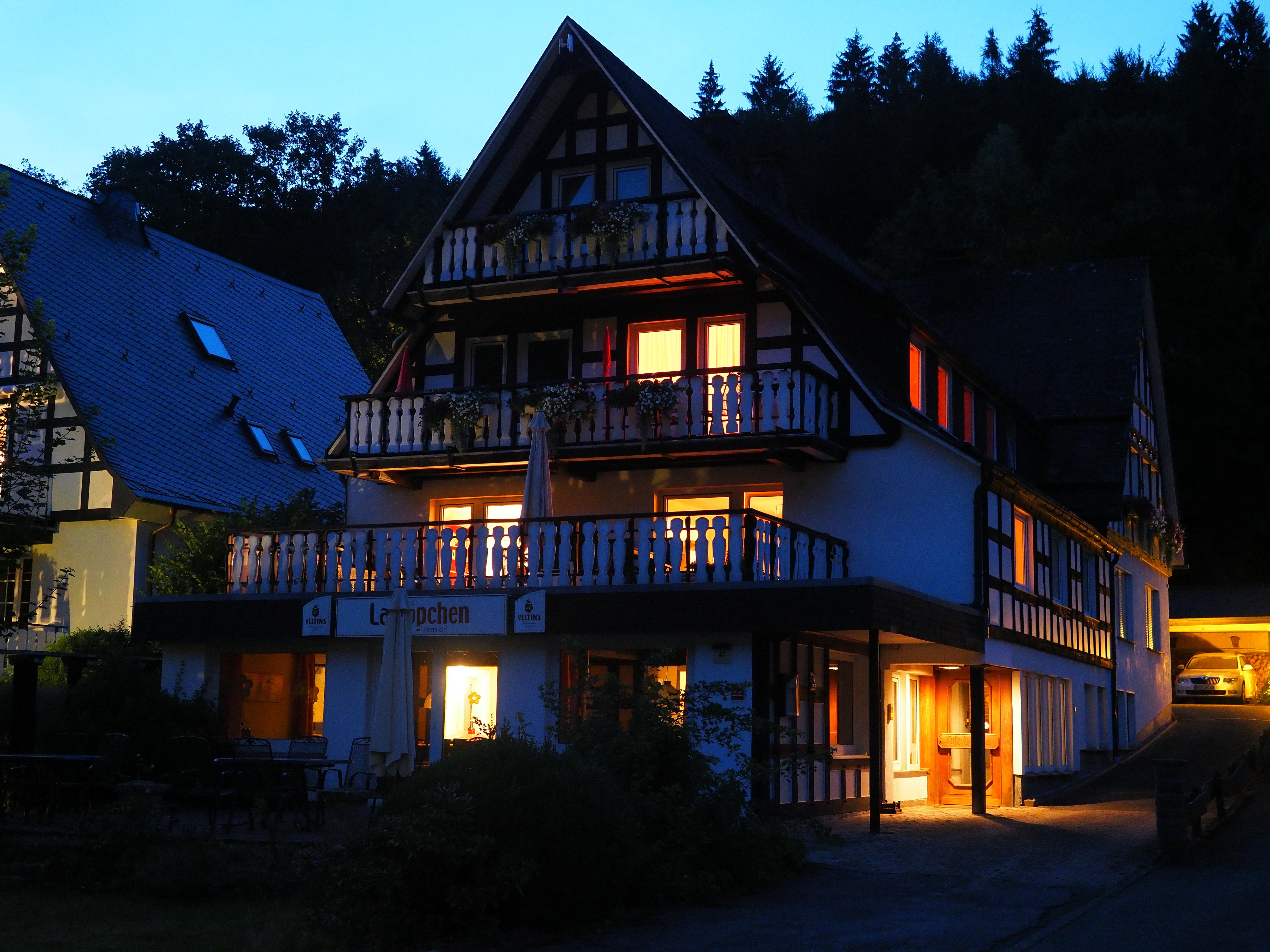 Pension Latröpchen-浴室