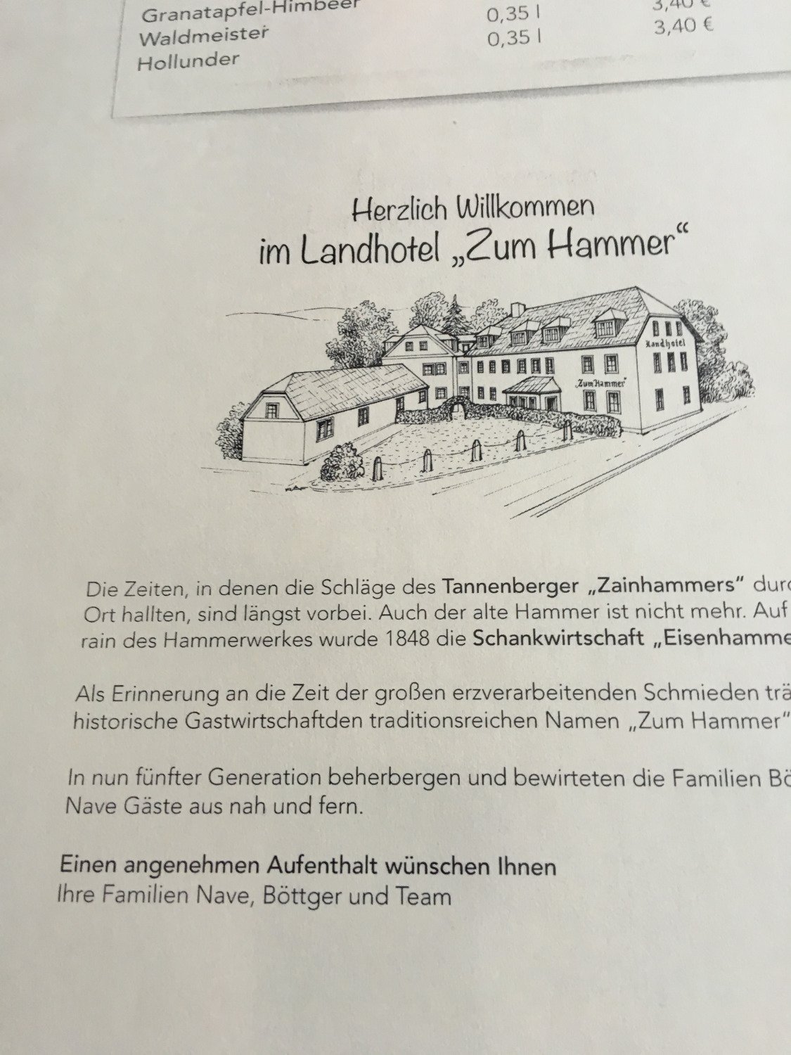 Landhotel Zum Hammer-官方