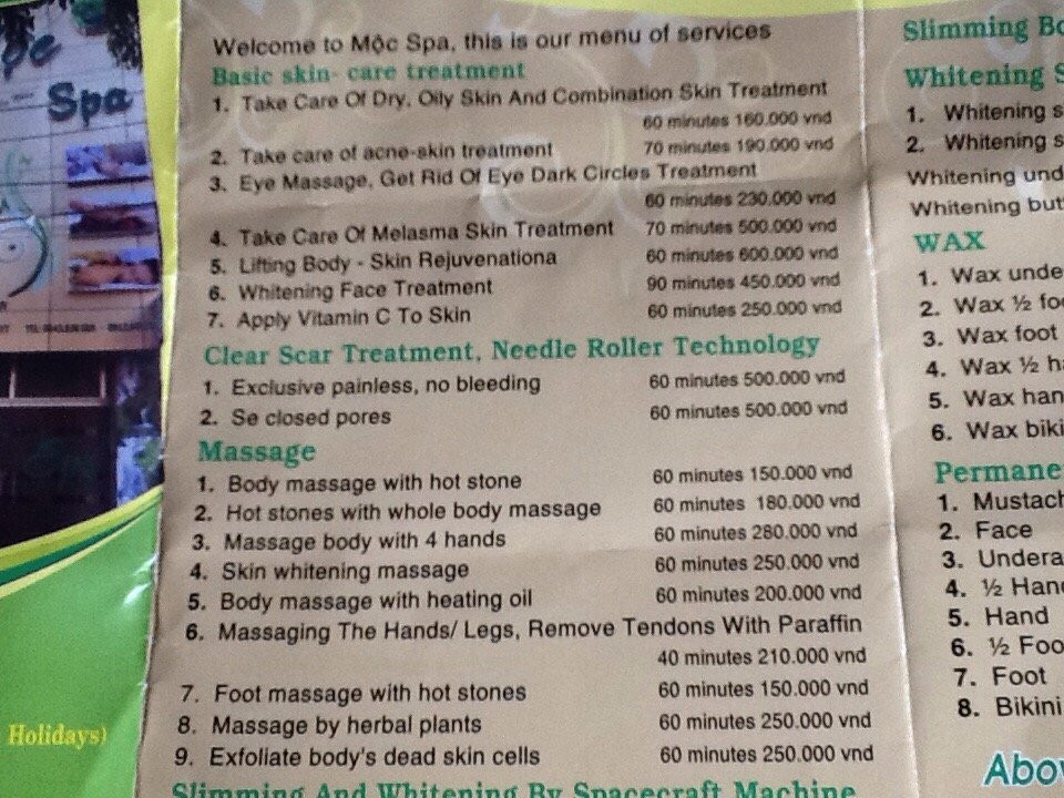 Moc Spa-头顿必去景点