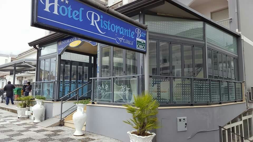 Tortora Marina酒店住宿-Hotel Franca