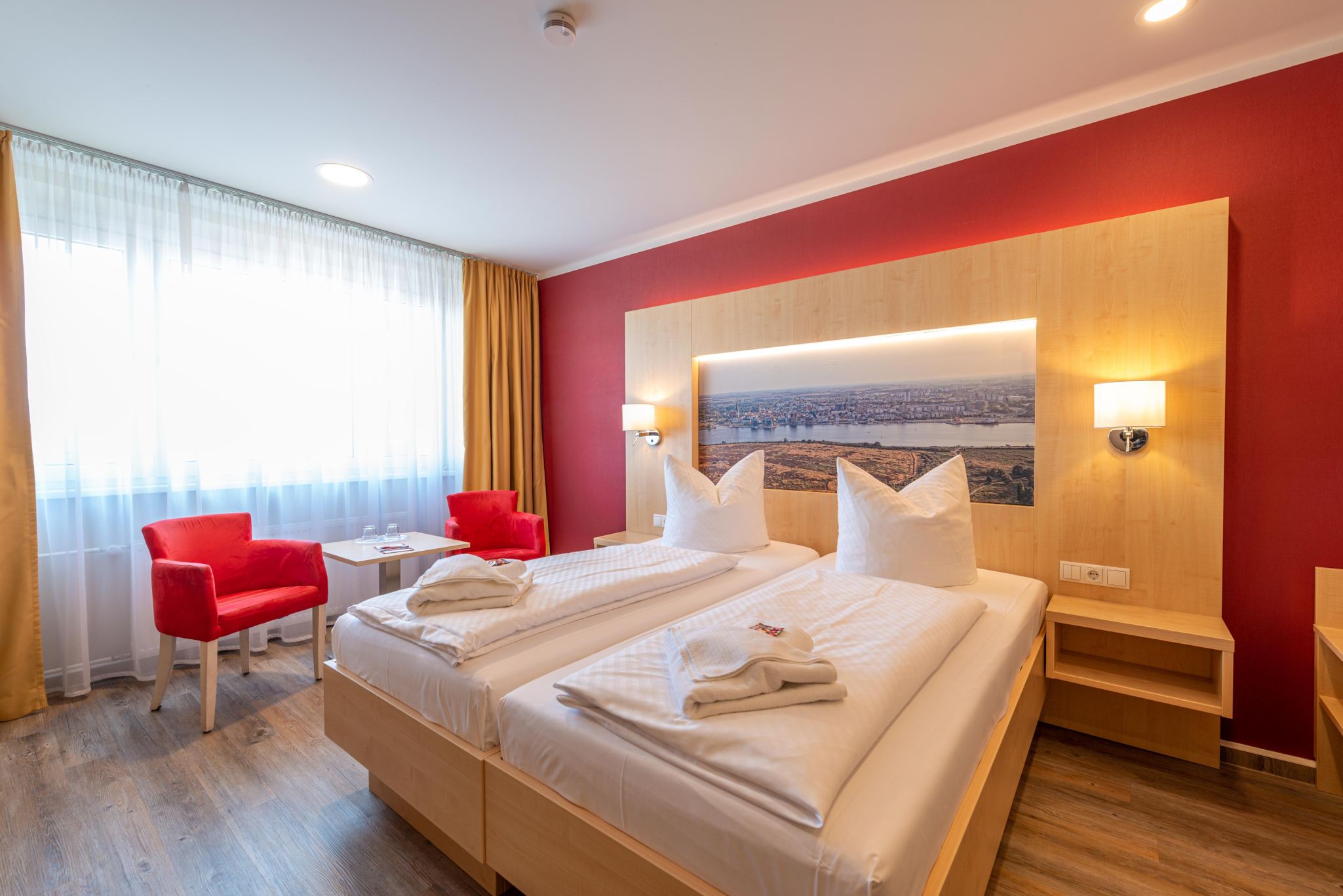 Hotel an der Stadthalle Rostock HBF-客卧