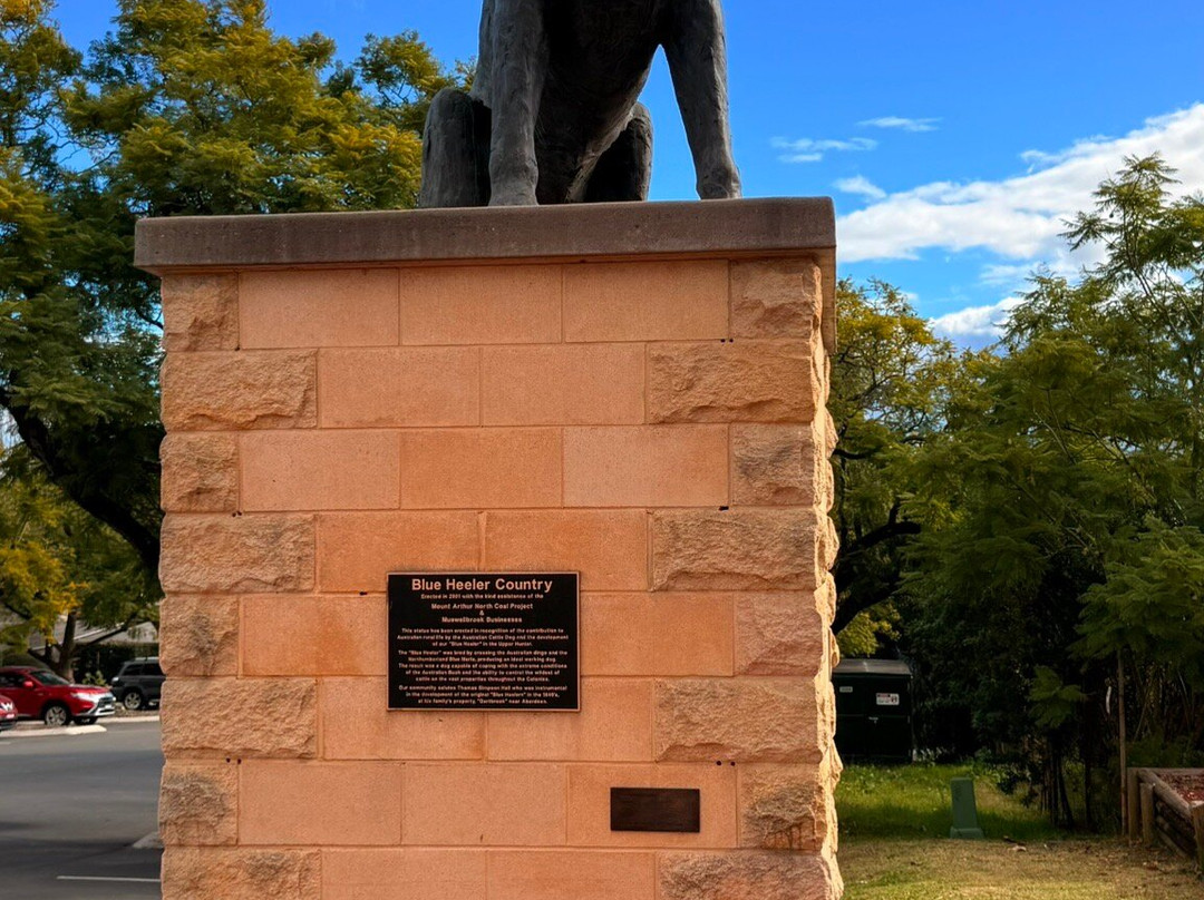 The Blue Heeler Cattle Dog Statue