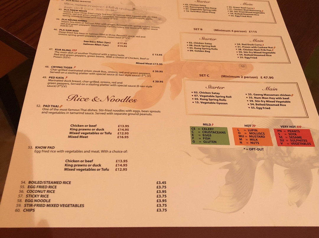 Meechok Thai Restaurant Colne