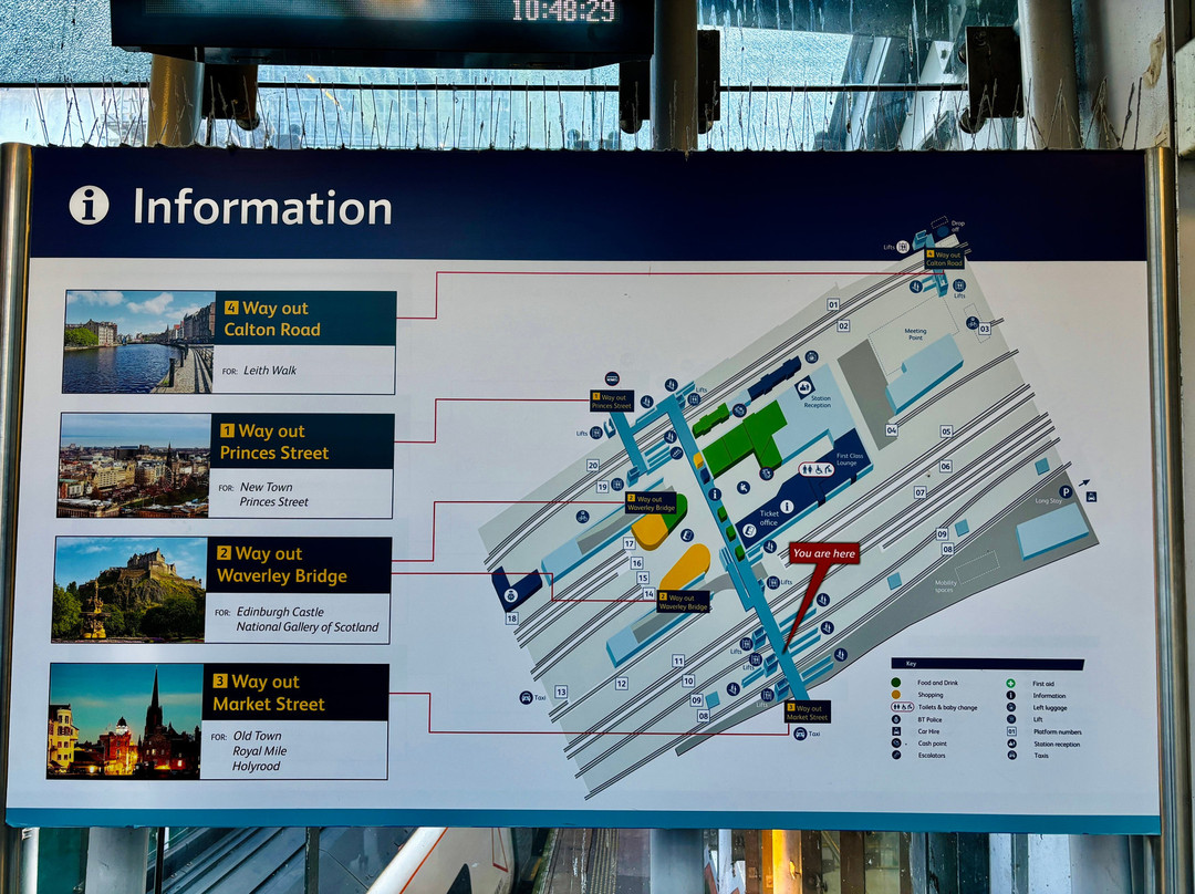 Edinburgh Waverley Station-爱丁堡必去景点