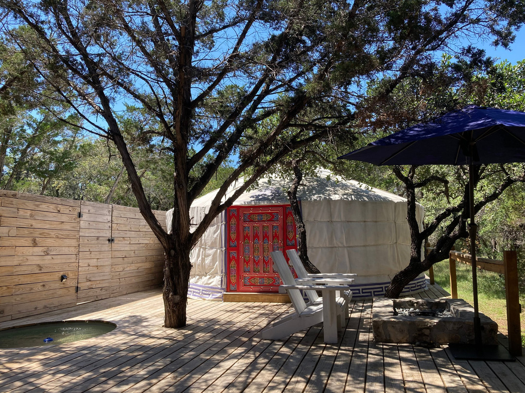 The Yurtopian Hill Country Resort