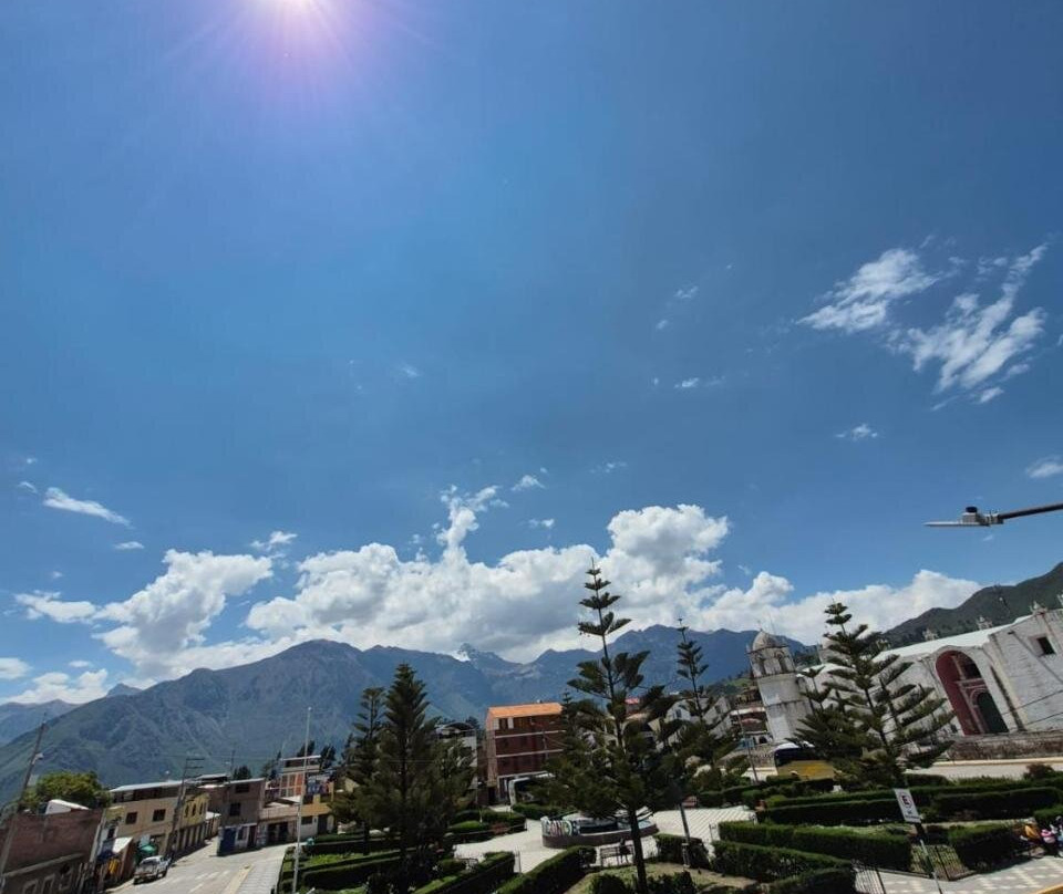 Hotel Cruz del Condor sky terrace - Plaza de armas Cabanaconde