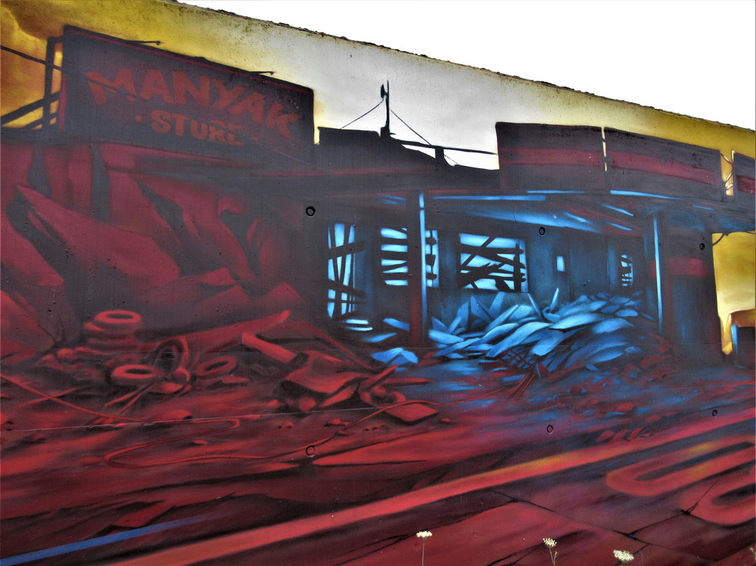 Fresque "Manyak Store and Seyb City"景点图片
