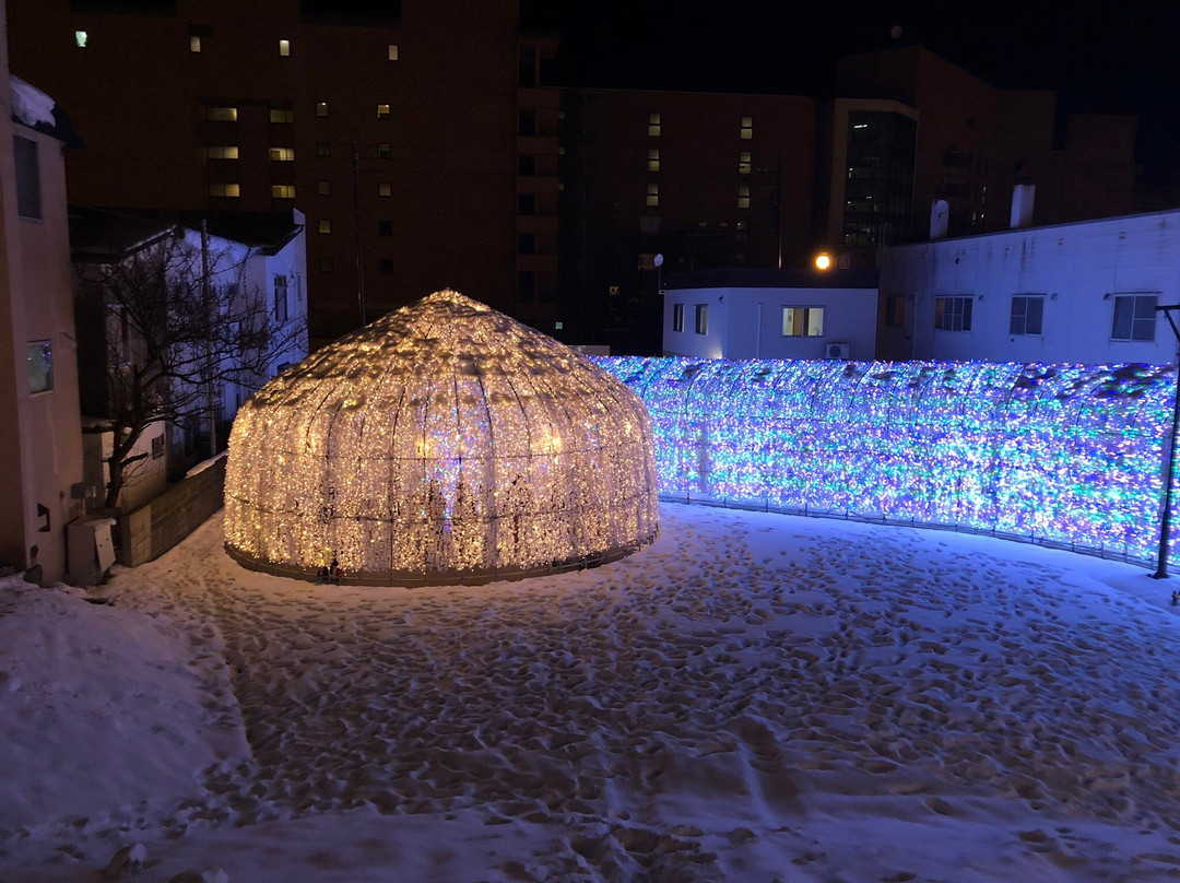 Toyako Onsen Illumination Tunnel-洞爷湖町必去景点
