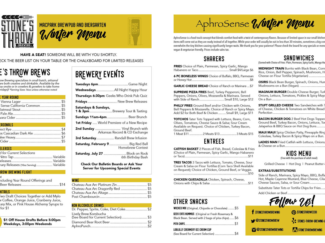 Stone's Throw MacPark Brewpub & Biergarten-小石城必去景点