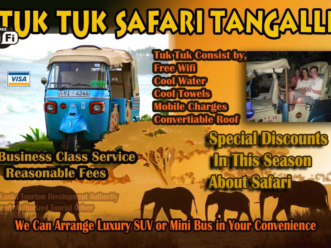 Tuk Tuk Safari Tangalle-唐卡拉必去景点