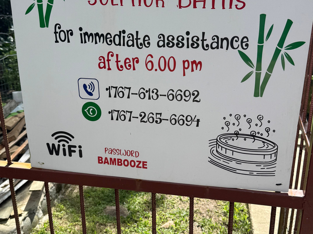 Bambooze Sulphur Baths-Soufriere必去景点